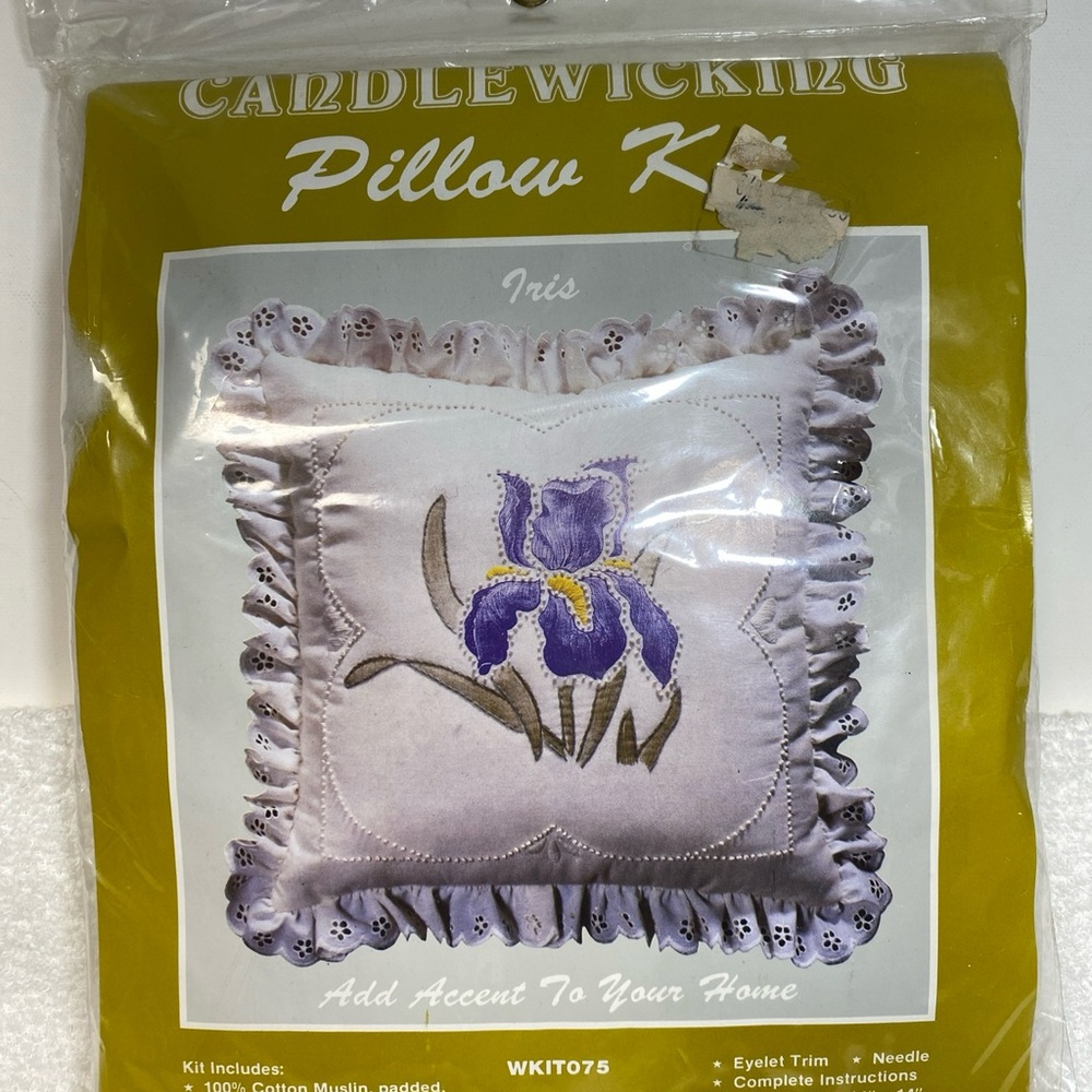 Candle Wicking Pillow Kit Wang International 1983 IRIS WKIT075